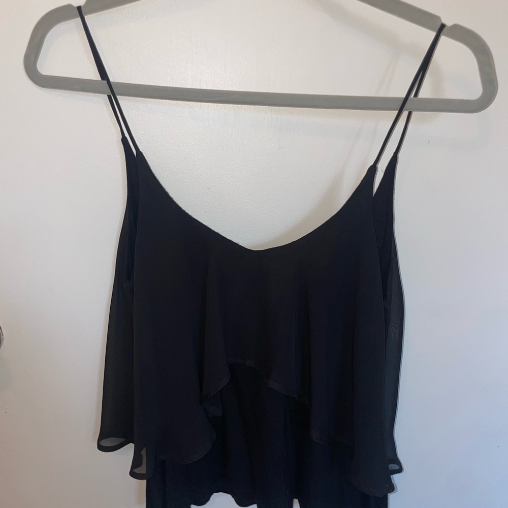 Vintage UO Black Spaghetti Strap Top